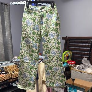 Floral Patterned Pants